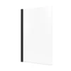 GoodHome Calera Transparent Straight Black Bath Screen, (H)140cm (W)850mm 2 GoodHome Calera Transparent Straight Black Bath Screen, (H)140cm (W)850mm -Trade point goodhome calera transparent straight black bath screen h 140cm w 850mm5059340248288 01c