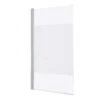 GoodHome Calera White Straight White Chrome Effect Frame Bath Screen, (H)140cm (W)865mm 1 GoodHome Calera White Straight White Chrome Effect Frame Bath Screen, (H)140cm (W)865mm -Trade point goodhome calera white straight white chrome effect frame bath screen h 140cm w 865mm3663602769545 01bq