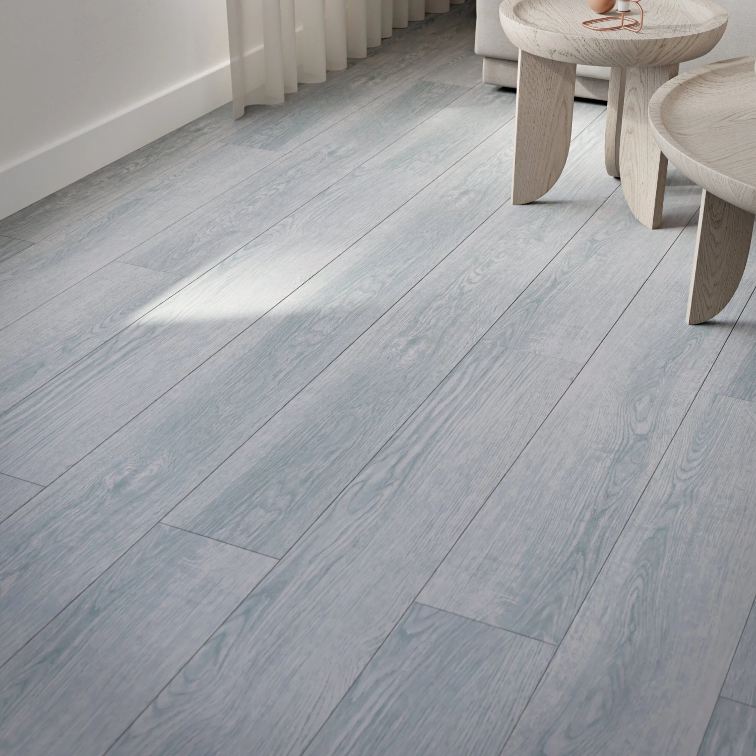 GoodHome Caloundra Vintage Grey Oak Grey Wood Effect Laminate Flooring, 2.397m² 3 GoodHome Caloundra Vintage Grey Oak Grey Wood Effect Laminate Flooring, 2.397m²
