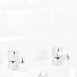 GoodHome Calp Traditional Basin Pillar Tap -Trade point goodhome calp traditional basin pillar tap3663602662372 03bq