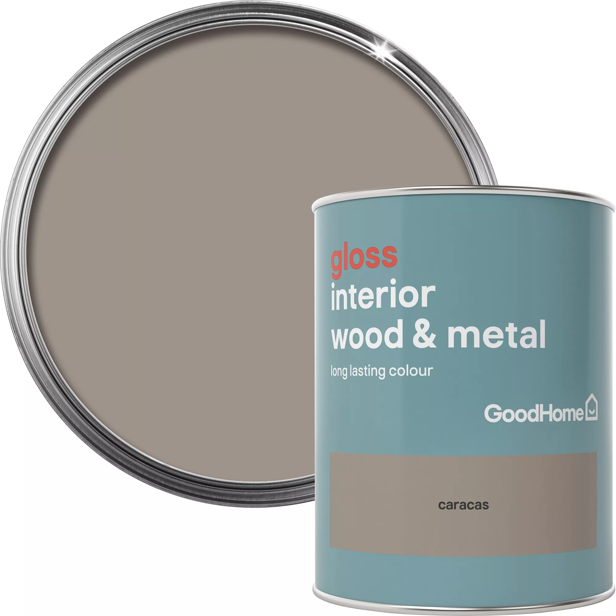 GoodHome Caracas Gloss Metal & Wood Paint, 750ml 3 GoodHome Caracas Gloss Metal & Wood Paint, 750ml