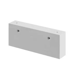 GoodHome Caraway Innovo Handleless White Corner Spacer, (W)30mm -Trade point goodhome caraway innovo handleless white corner spacer w 30mm5059340243238 02c