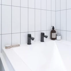 GoodHome Cavally Bath Pillar Tap, Pair 7 GoodHome Cavally Bath Pillar Tap, Pair -Trade point goodhome cavally bath pillar tap pair5059340185422 01i