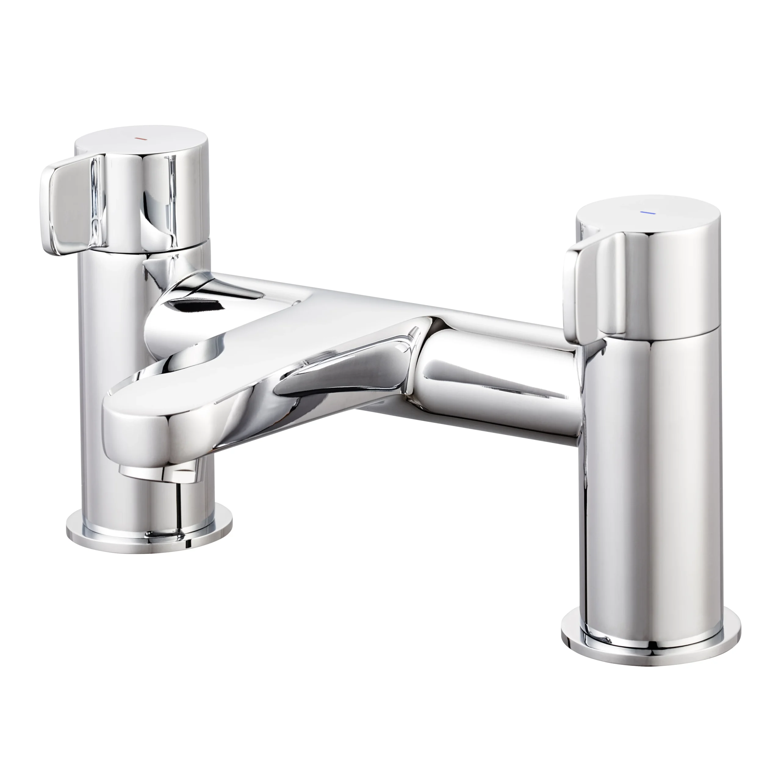 GoodHome Cavally Chrome Effect Deck-mounted Manual Single Bath Filler Tap 3 GoodHome Cavally Chrome Effect Deck-mounted Manual Single Bath Filler Tap