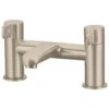 GoodHome Cavally Nickel Effect Modern Single Bath Filler Tap