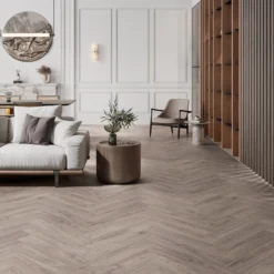 GoodHome Chesterfield Grey Oak Effect Laminate Flooring, 0.87m²