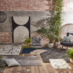 GoodHome Chios Black Rug 170cmx120cm 17 GoodHome Chios Black Rug 170cmx120cm -Trade point goodhome chios black rug 170cmx120cm5059340474366 03i