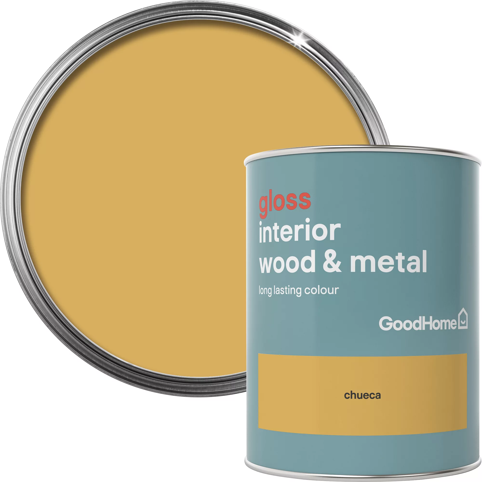 GoodHome Chueca Gloss Metal & Wood Paint, 750ml 3 GoodHome Chueca Gloss Metal & Wood Paint, 750ml