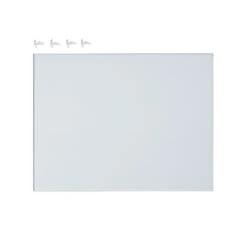 GoodHome Cicely 2 Tier Transparent Polyethylene (PE) & Tempered Glass Shelving (L)358.5mm, Pack Of 2 -Trade point goodhome cicely 2 tier transparent polyethylene pe tempered glass shelving l 358 5mm pack of 23663602643449 02c bq