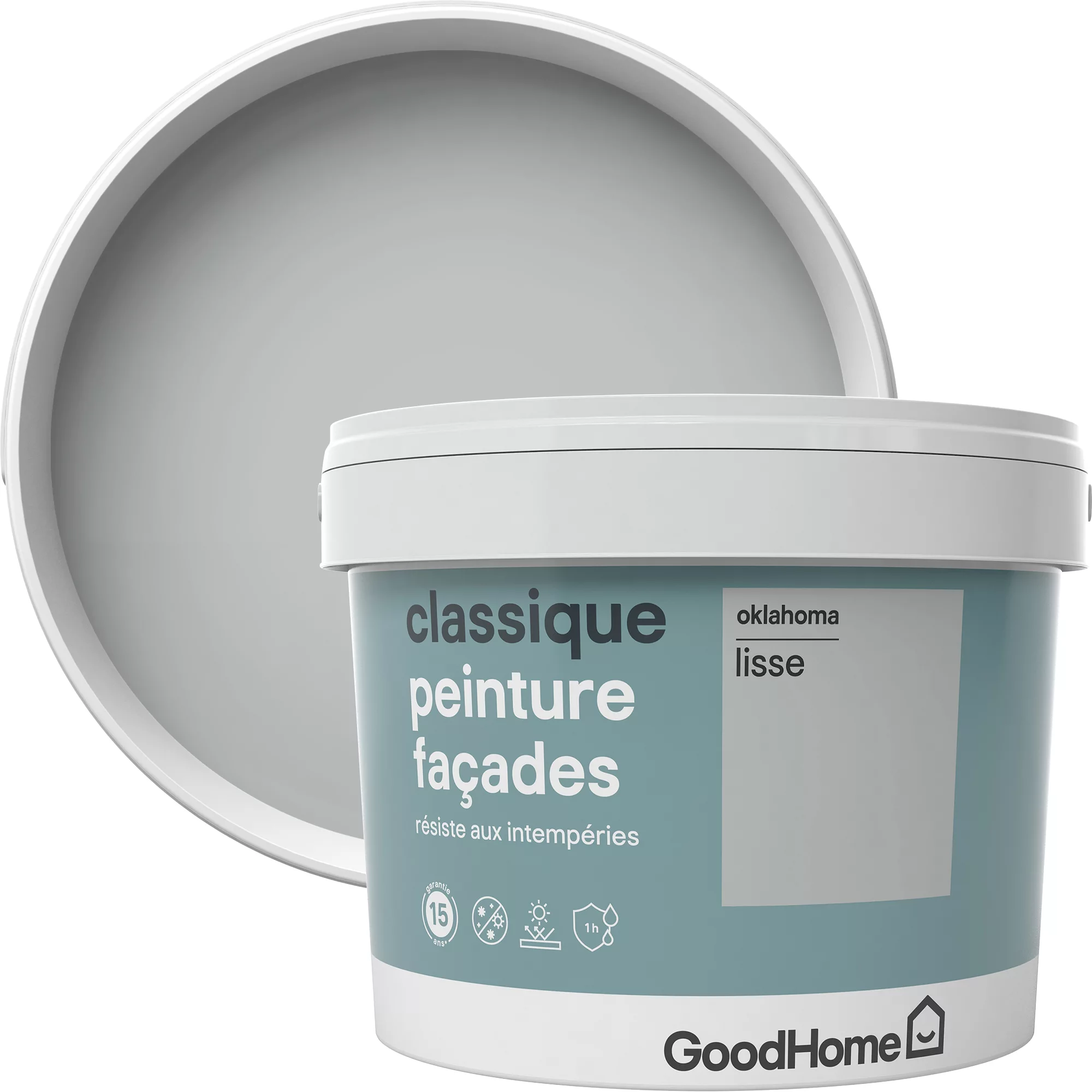 GoodHome Classic Oklahoma Smooth Matt Masonry Paint, 10L 5 GoodHome Classic Oklahoma Smooth Matt Masonry Paint, 10L - Image 3