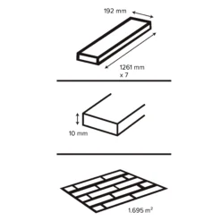 GoodHome Cleobury Laminate Flooring, 1.69m² -Trade point goodhome cleobury laminate flooring 1 69m 5059340391274 01t
