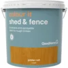 GoodHome Colour It Golden Oak Matt Fence & Shed Stain, 9L 1 GoodHome Colour It Golden Oak Matt Fence & Shed Stain, 9L -Trade point goodhome colour it golden oak matt fence shed stain 9l5036581089160 02c