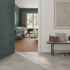 GoodHome Concrete Grey Tile Effect Laminate Flooring, 2.53m² 20 GoodHome Concrete Grey Tile Effect Laminate Flooring, 2.53m² -Trade point goodhome concrete grey tile effect laminate flooring 2 53m 5059340391229 07i