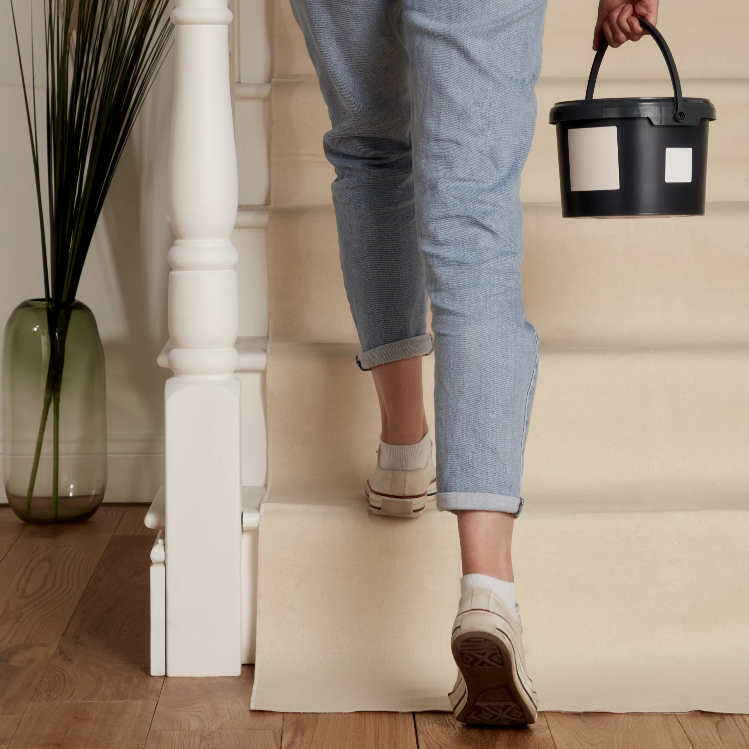 GoodHome Cotton Dust Sheet, (L)7m, (W)1m 4 GoodHome Cotton Dust Sheet, (L)7m, (W)1m - Image 2