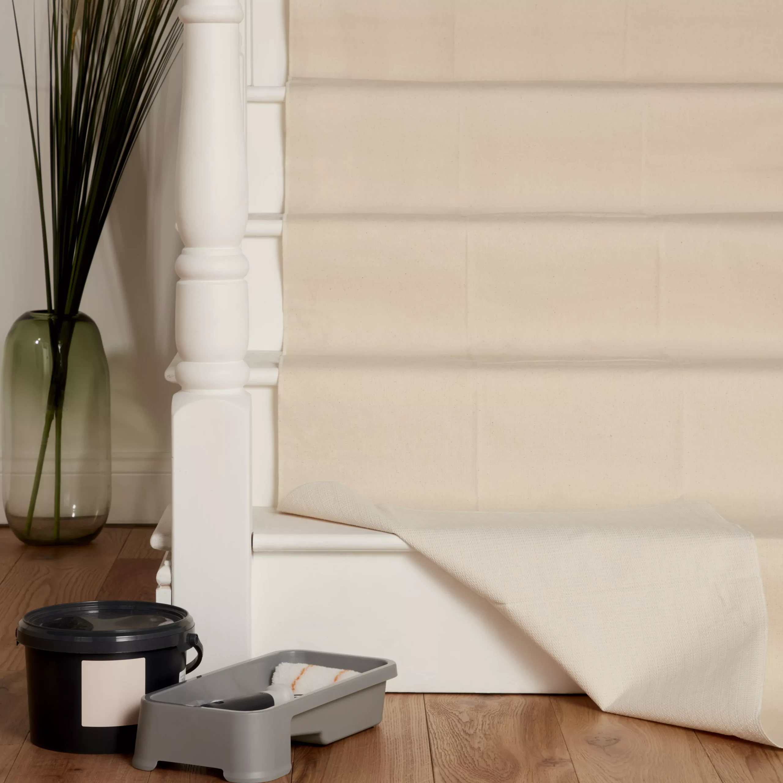 GoodHome Cotton Dust Sheet, (L)7m, (W)1m 5 GoodHome Cotton Dust Sheet, (L)7m, (W)1m - Image 3