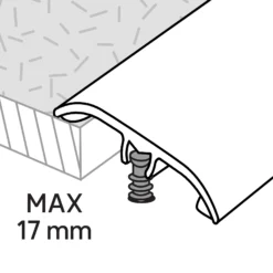GoodHome DECOR 280 Wood Effect Threshold (L)180cm 10 GoodHome DECOR 280 Wood Effect Threshold (L)180cm -Trade point goodhome decor 280 wood effect threshold l 180cm3663602530398 02t bq