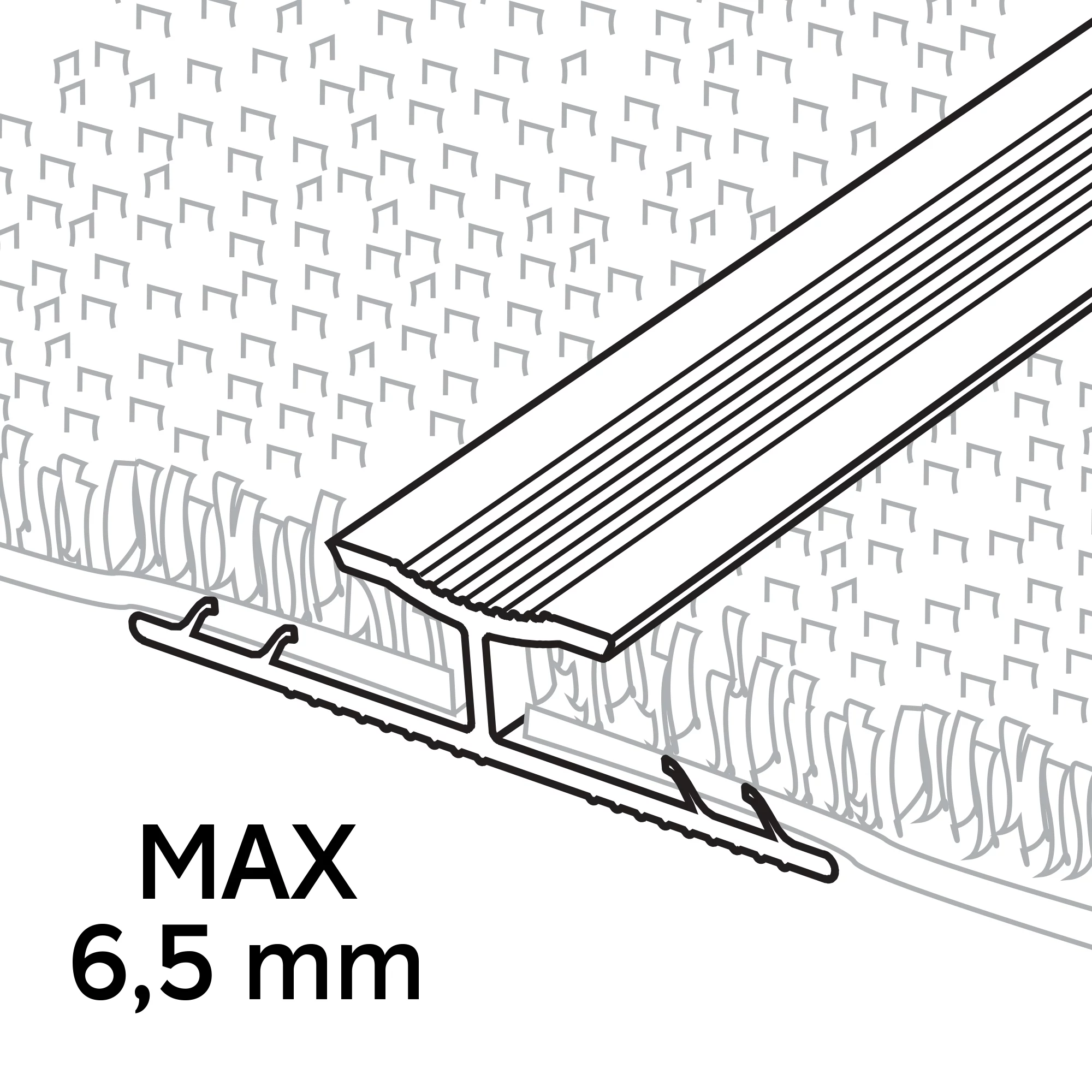 GoodHome DECOR 30 Gold Effect Carpet To Carpet Trim (L)180cm 4 GoodHome DECOR 30 Gold Effect Carpet To Carpet Trim (L)180cm - Image 2