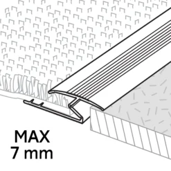 GoodHome DECOR 30 Gold Effect Carpet To Flooring Trim (L)180cm -Trade point goodhome decor 30 gold effect carpet to flooring trim l 180cm3663602529569 01t bq