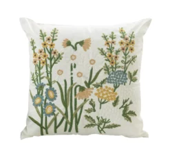 GoodHome Denman Embroidered Indoor Cushion (L)43cm X (W)43cm