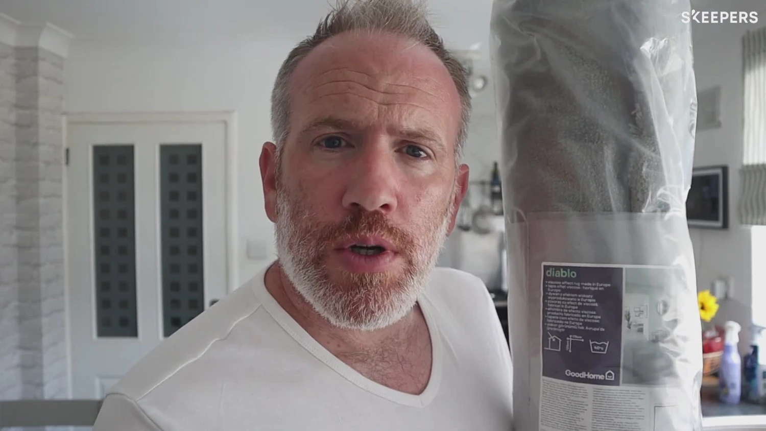 GoodHome Diablo Khaki Rug 170cmx120cm 4 GoodHome Diablo Khaki Rug 170cmx120cm - Image 2