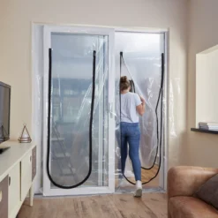 GoodHome Double Doorway Dust Guard 7 GoodHome Double Doorway Dust Guard -Trade point goodhome double doorway dust guard5059340015330 41i