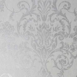 GoodHome Dovenby Grey Damask Silver Effect Textured Wallpaper 10 GoodHome Dovenby Grey Damask Silver Effect Textured Wallpaper -Trade point goodhome dovenby grey damask silver effect textured wallpaper5059340410500 37c
