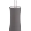 GoodHome Drina Grey ABS Plastic Rubber Effect Toilet Brush & Holder