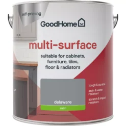 GoodHome Durable Delaware Satin Multi-surface Paint, 2L 8 GoodHome Durable Delaware Satin Multi-surface Paint, 2L -Trade point goodhome durable delaware satin multi surface paint 2l3663602586173 02c
