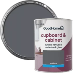 GoodHome Durable Sedona Matt Cabinet & Wardrobe Paint, 750ml -Trade point goodhome durable sedona matt cabinet wardrobe paint 750ml3663602583158 21c