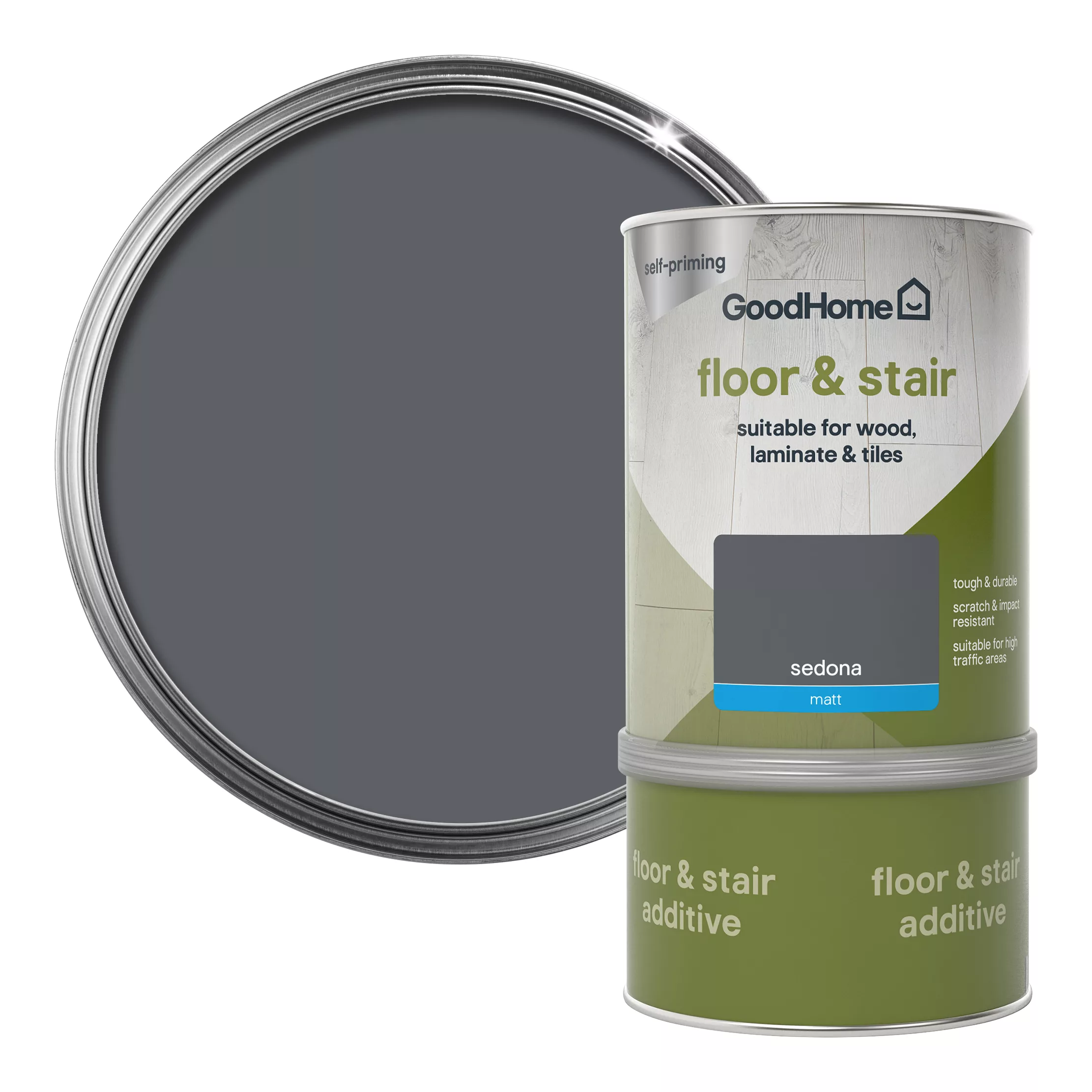 GoodHome Durable Sedona Matt Floor & Stair Paint, 750ml 3 GoodHome Durable Sedona Matt Floor & Stair Paint, 750ml