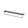 GoodHome Elland Matt Black Steel Wall-mounted Bathroom Shelf, (L)600mm (D)120mm (H) 90mm -Trade point goodhome elland matt black steel wall mounted bathroom shelf l 600mm d 120mm h 90mm5059340107325 01c