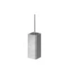 GoodHome Elland Polypropylene (PP), Stainless Steel & Thermoplastic Rubber Silver Effect Toilet Brush & Holder