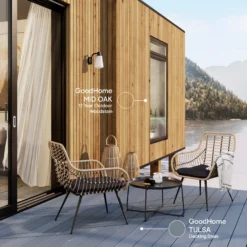 GoodHome Extreme Outdoor Mid Oak Satin Quick Dry Wood Stain, 2.5L -Trade point goodhome extreme outdoor mid oak satin quick dry wood stain 2 5l5059340297408 19i EN 2022