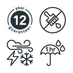 GoodHome Extreme Outdoor Mid Oak Satin Quick Dry Wood Stain, 750ml -Trade point goodhome extreme outdoor mid oak satin quick dry wood stain 750ml5059340297491 03t