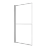 GoodHome Ezili Straight Chrome Effect Frame Bath Screen, (H)140cm (W)850mm 1 GoodHome Ezili Straight Chrome Effect Frame Bath Screen, (H)140cm (W)850mm -Trade point goodhome ezili straight chrome effect frame bath screen h 140cm w 850mm5059340248264 01c