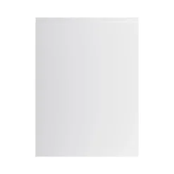 GoodHome Garcinia Gloss Light Grey Integrated Handle Tall Appliance Cabinet Door (W)600mm (H)806mm (T)19mm