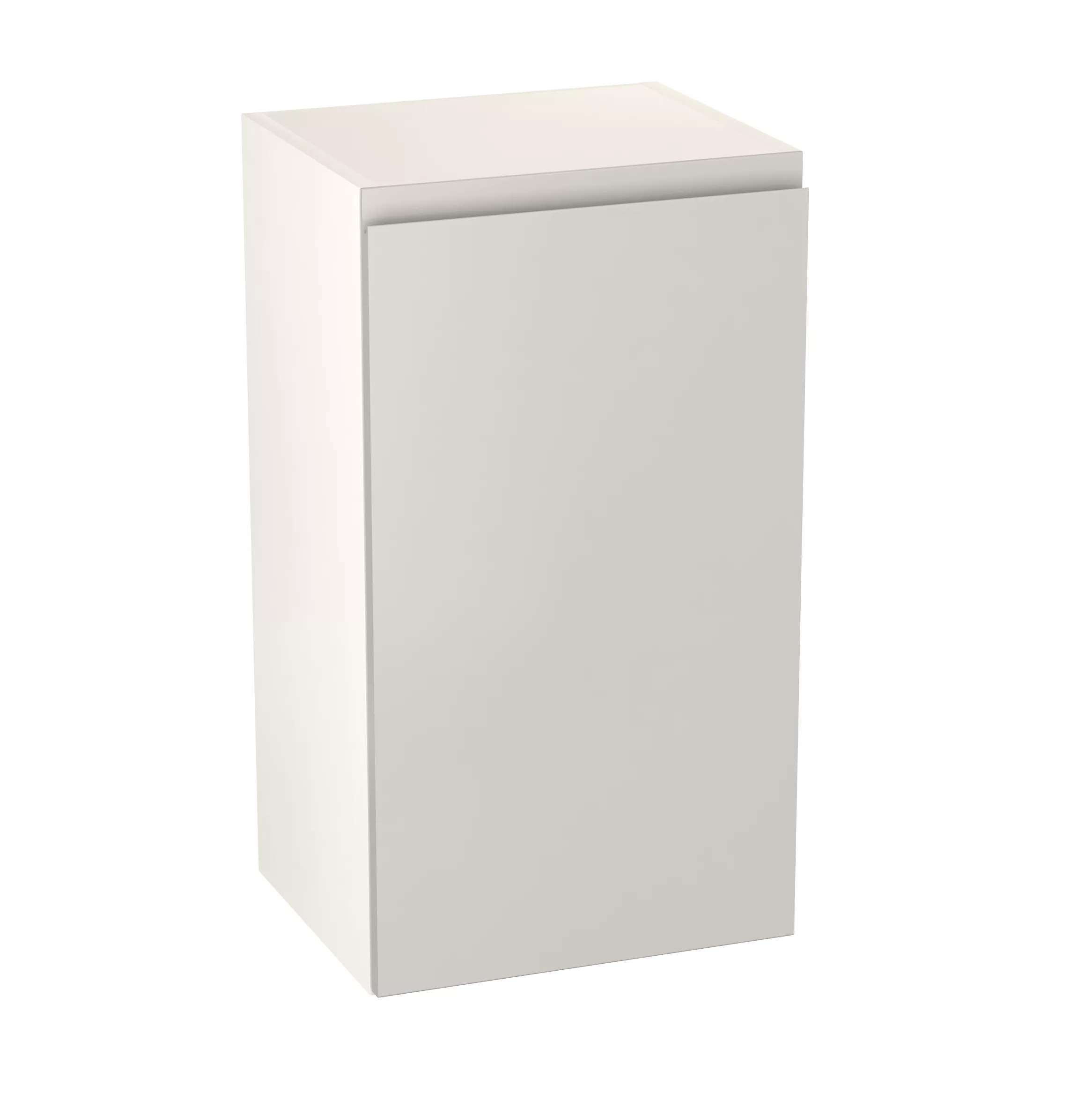 GoodHome Garcinia Gloss Light Grey Integrated Handle Wall Kitchen Cabinet (W)400mm (H)720mm 3 GoodHome Garcinia Gloss Light Grey Integrated Handle Wall Kitchen Cabinet (W)400mm (H)720mm