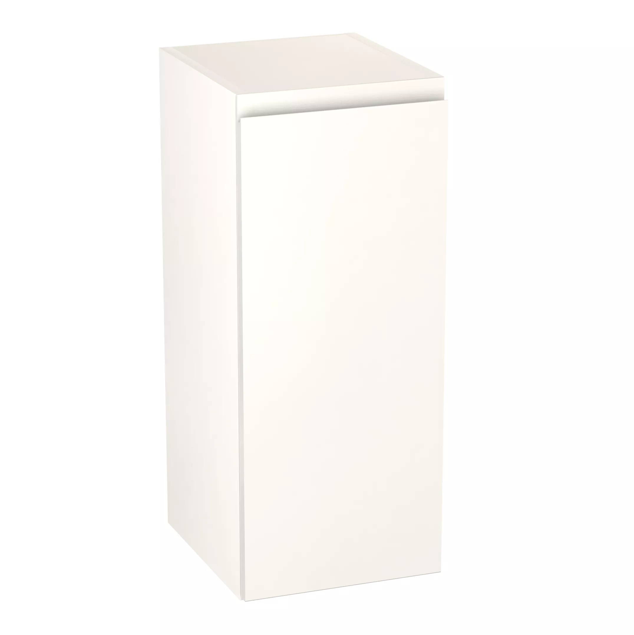 GoodHome Garcinia Gloss White Integrated Handle Wall Kitchen Cabinet (W)300mm (H)720mm 3 GoodHome Garcinia Gloss White Integrated Handle Wall Kitchen Cabinet (W)300mm (H)720mm