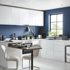 GoodHome Garcinia Gloss White Integrated Handle Wall Kitchen Cabinet (W)600mm (H)720mm 10 GoodHome Garcinia Gloss White Integrated Handle Wall Kitchen Cabinet (W)600mm (H)720mm -Trade point goodhome garcinia gloss white integrated handle wall kitchen cabinet w 600mm h 720mm5059340702490 01i bq