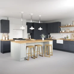 GoodHome Garcinia Matt Navy Blue Blanking Panel (H)870mm (W)590mm 14 GoodHome Garcinia Matt Navy Blue Blanking Panel (H)870mm (W)590mm -Trade point goodhome garcinia matt navy blue blanking panel h 870mm w 590mm5059340129051 20i