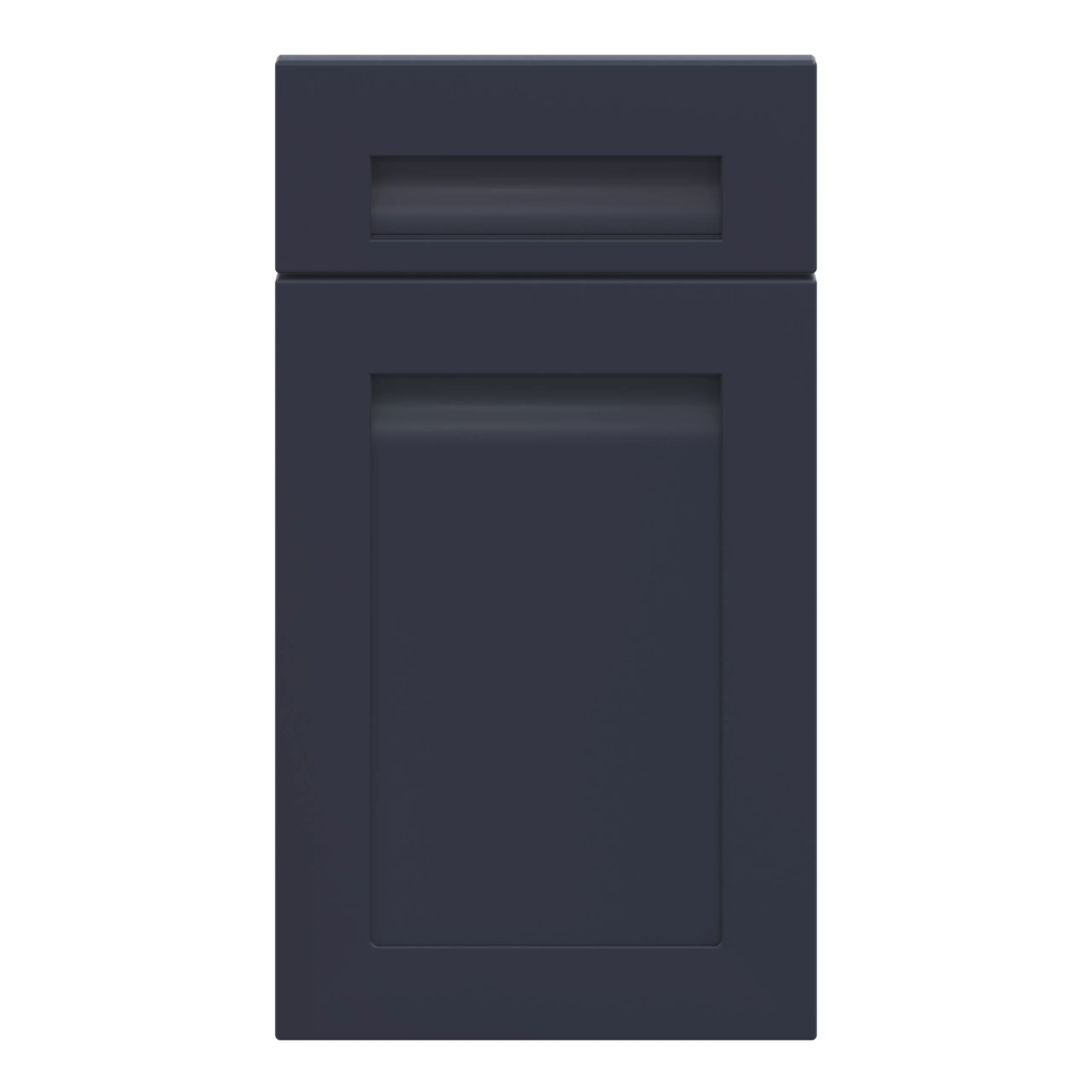 GoodHome Garcinia Matt Navy Blue Shaker Drawerline Door & Drawer Front, (W)400mm (H)715mm (T)20mm 3 GoodHome Garcinia Matt Navy Blue Shaker Drawerline Door & Drawer Front, (W)400mm (H)715mm (T)20mm