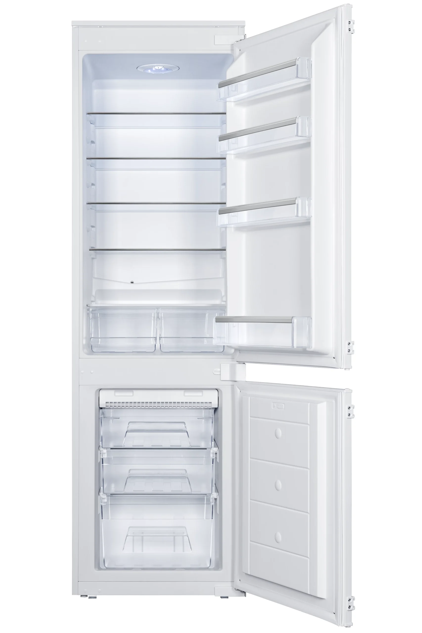 GoodHome GHBI7030FFUK 70:30 Classic Integrated Automatic Defrost Fridge Freezer - White 4 GoodHome GHBI7030FFUK 70:30 Classic Integrated Automatic Defrost Fridge Freezer - White - Image 2