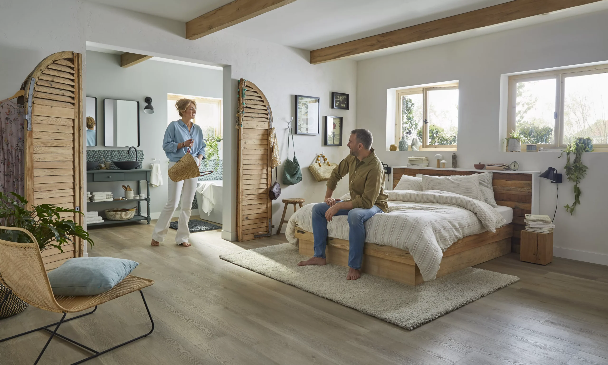 GoodHome Gospel Natural Wood Effect Vinyl Tile Pack Of 7 6 GoodHome Gospel Natural Wood Effect Vinyl Tile Pack Of 7 - Image 4