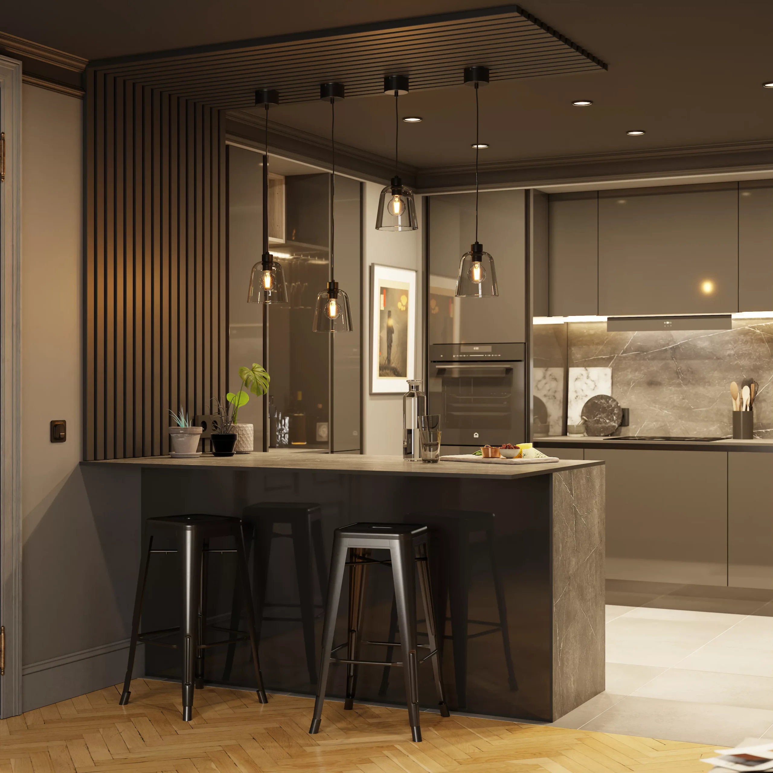 GoodHome Grey Marble Effect Paper & Resin Back Panel, (H)600mm (W)2000mm (T)3mm 6 GoodHome Grey Marble Effect Paper & Resin Back Panel, (H)600mm (W)2000mm (T)3mm - Image 4