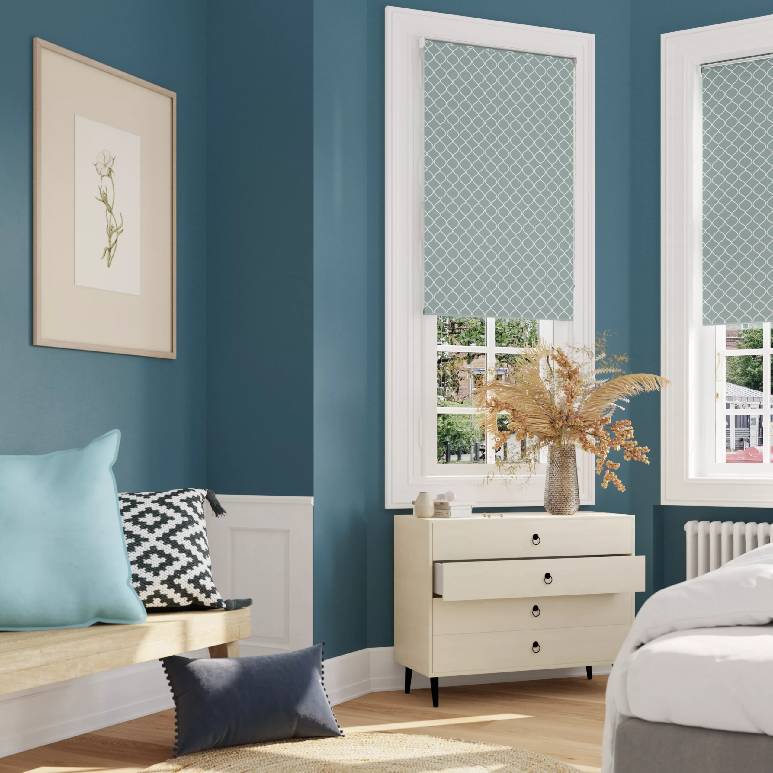 GoodHome Gunnar Grey Geometric Indoor Cushion (L)45cm X (W)45cm 7 GoodHome Gunnar Grey Geometric Indoor Cushion (L)45cm X (W)45cm - Image 5