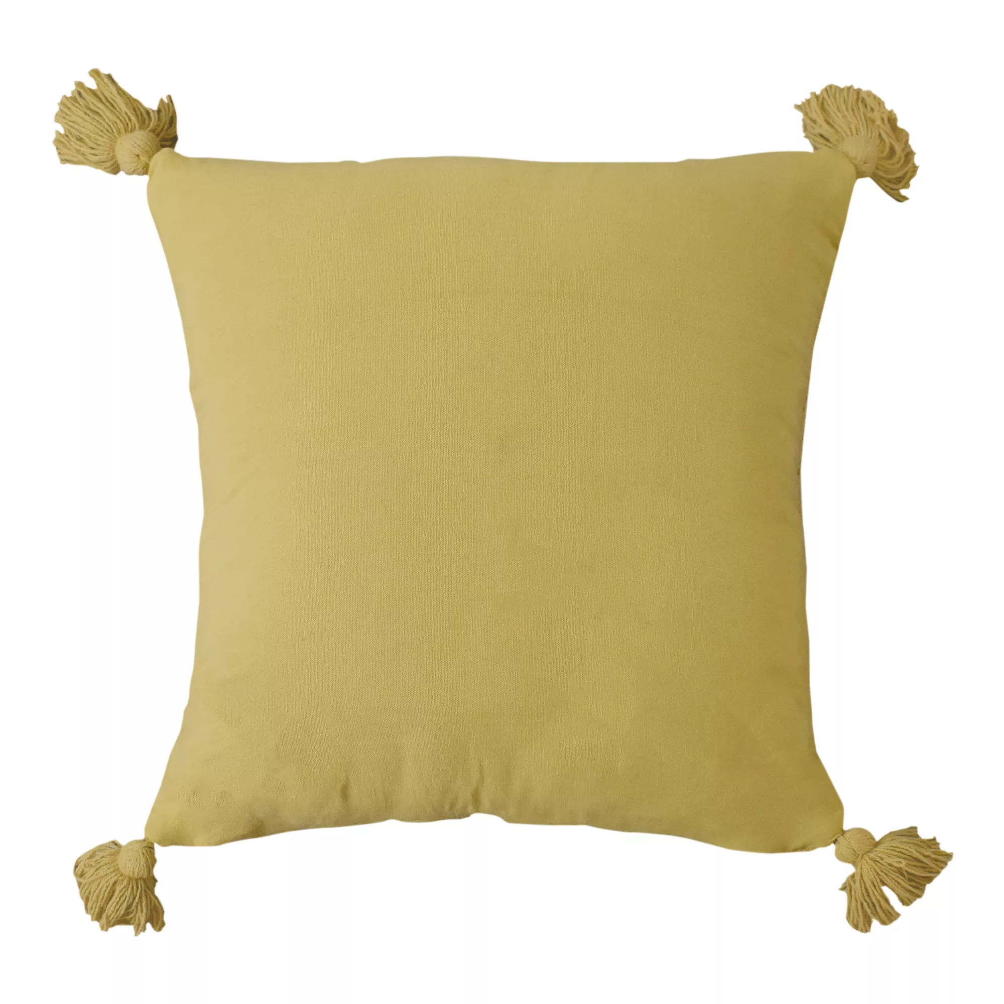 GoodHome Gunnar Yellow Geometric Indoor Cushion (L)45cm X (W)45cm 4 GoodHome Gunnar Yellow Geometric Indoor Cushion (L)45cm X (W)45cm - Image 2