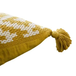 GoodHome Gunnar Yellow Geometric Indoor Cushion (L)45cm X (W)45cm 12 GoodHome Gunnar Yellow Geometric Indoor Cushion (L)45cm X (W)45cm -Trade point goodhome gunnar yellow geometric indoor cushion l 45cm x w 45cm5059340443775 37c