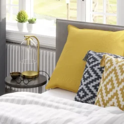 GoodHome Gunnar Yellow Geometric Indoor Cushion (L)45cm X (W)45cm 15 GoodHome Gunnar Yellow Geometric Indoor Cushion (L)45cm X (W)45cm -Trade point goodhome gunnar yellow geometric indoor cushion l 45cm x w 45cm5059340444932 01i