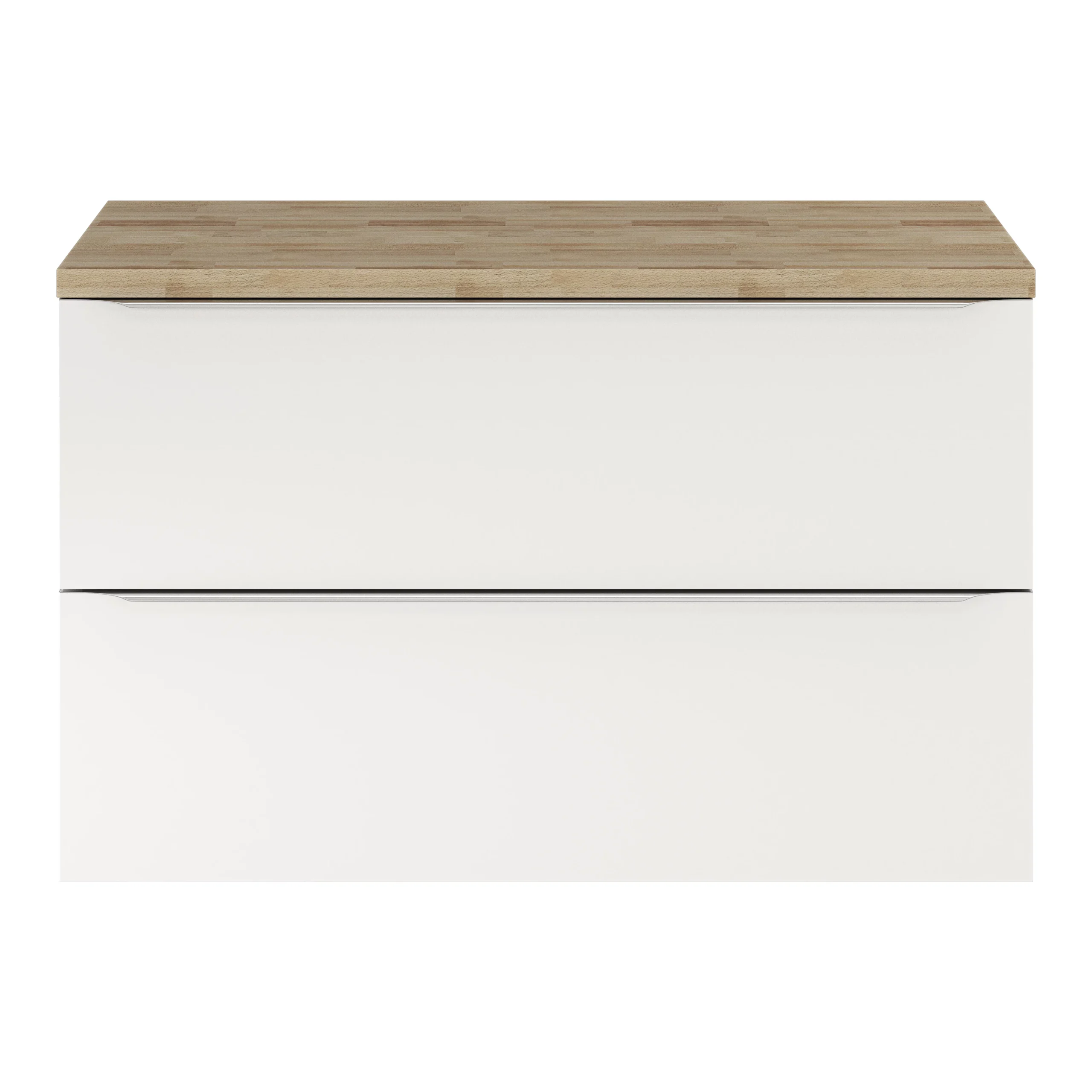 GoodHome Hartland Natural Straight Oak Bathroom Worktop 2.7cm X 45.5cm X 100.5cm 7 GoodHome Hartland Natural Straight Oak Bathroom Worktop 2.7cm X 45.5cm X 100.5cm - Image 5
