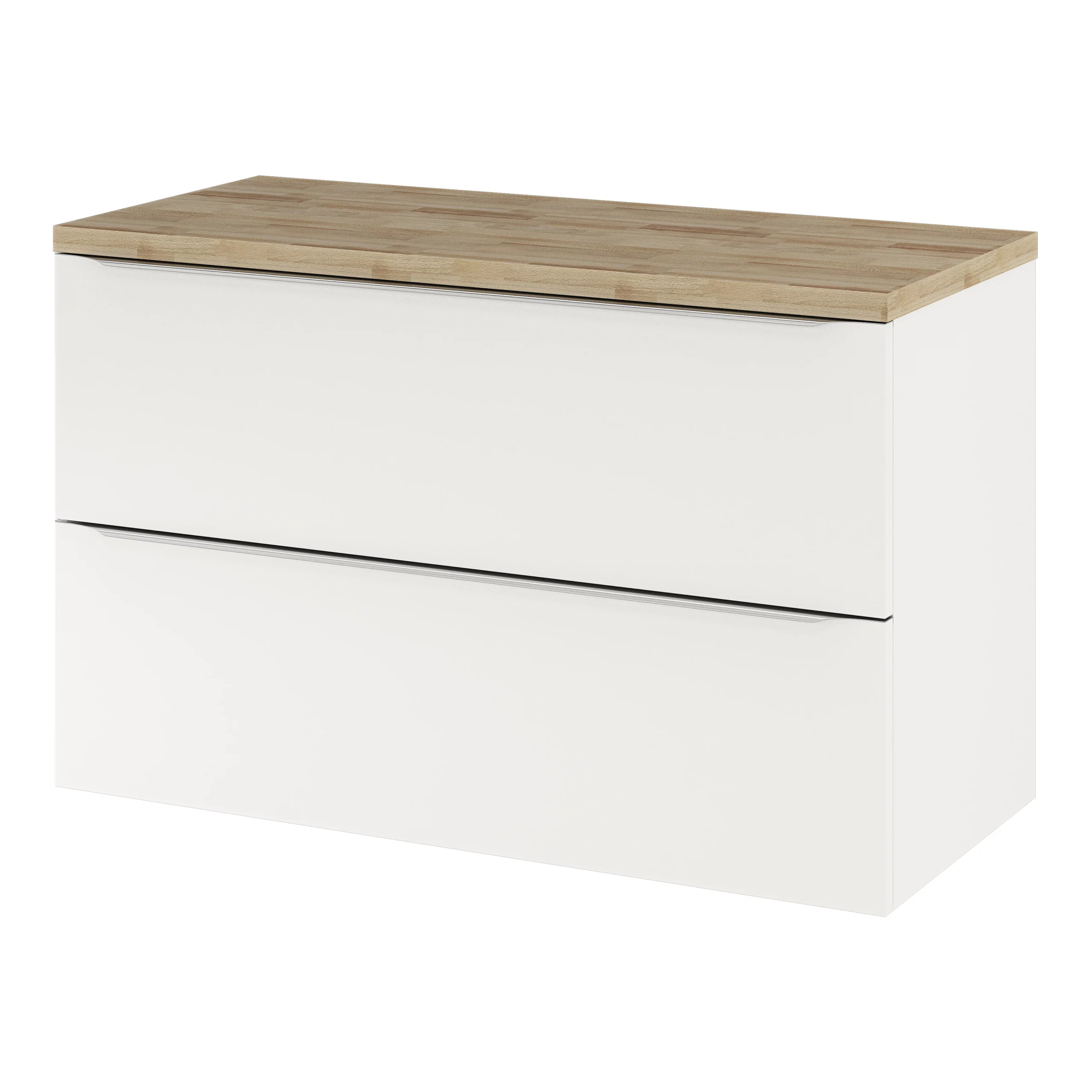 GoodHome Hartland Natural Straight Oak Bathroom Worktop 2.7cm X 45.5cm X 100.5cm 8 GoodHome Hartland Natural Straight Oak Bathroom Worktop 2.7cm X 45.5cm X 100.5cm - Image 6